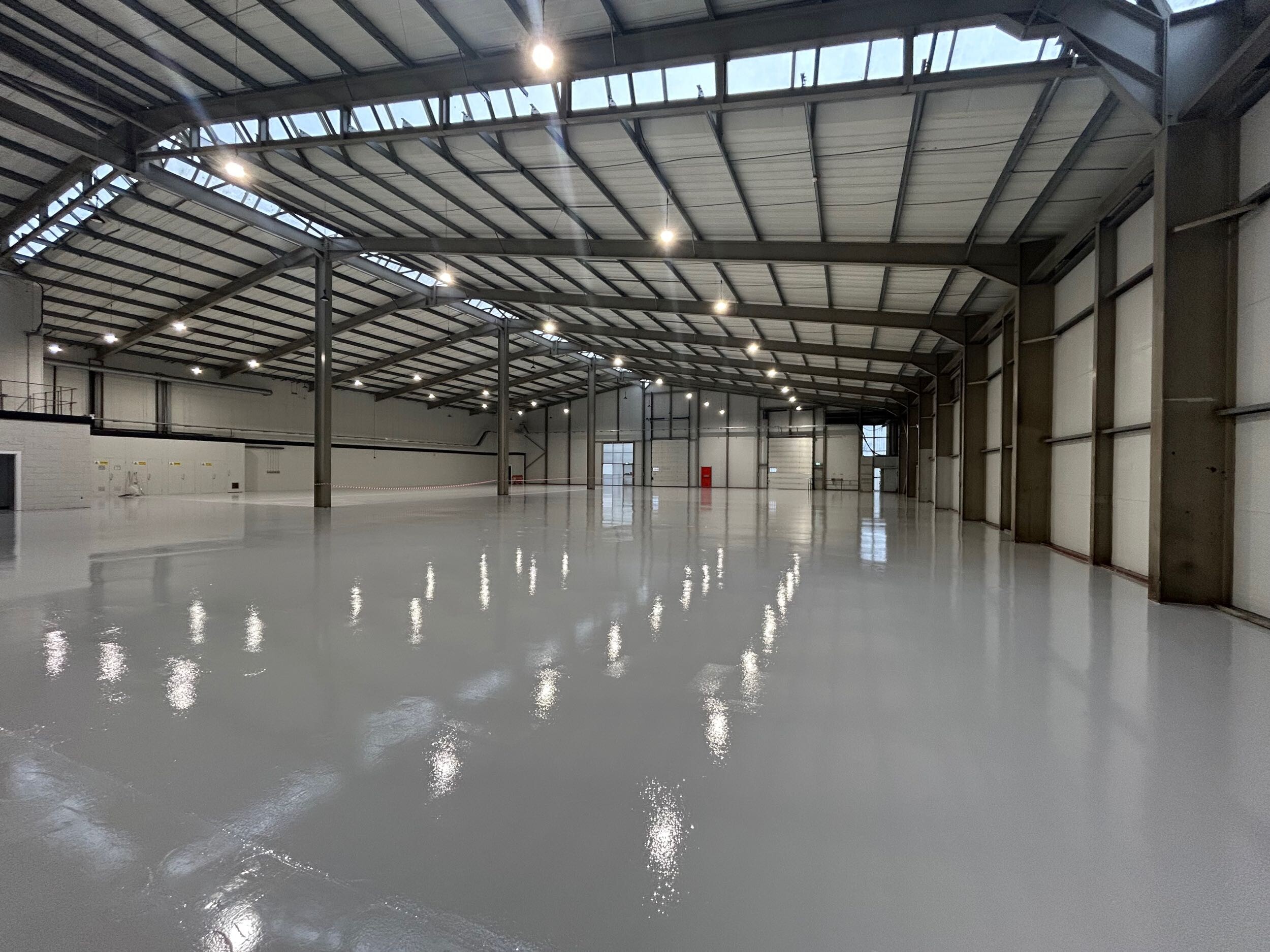 Completed industrial warehouse refurbishment at Kelvin Park South