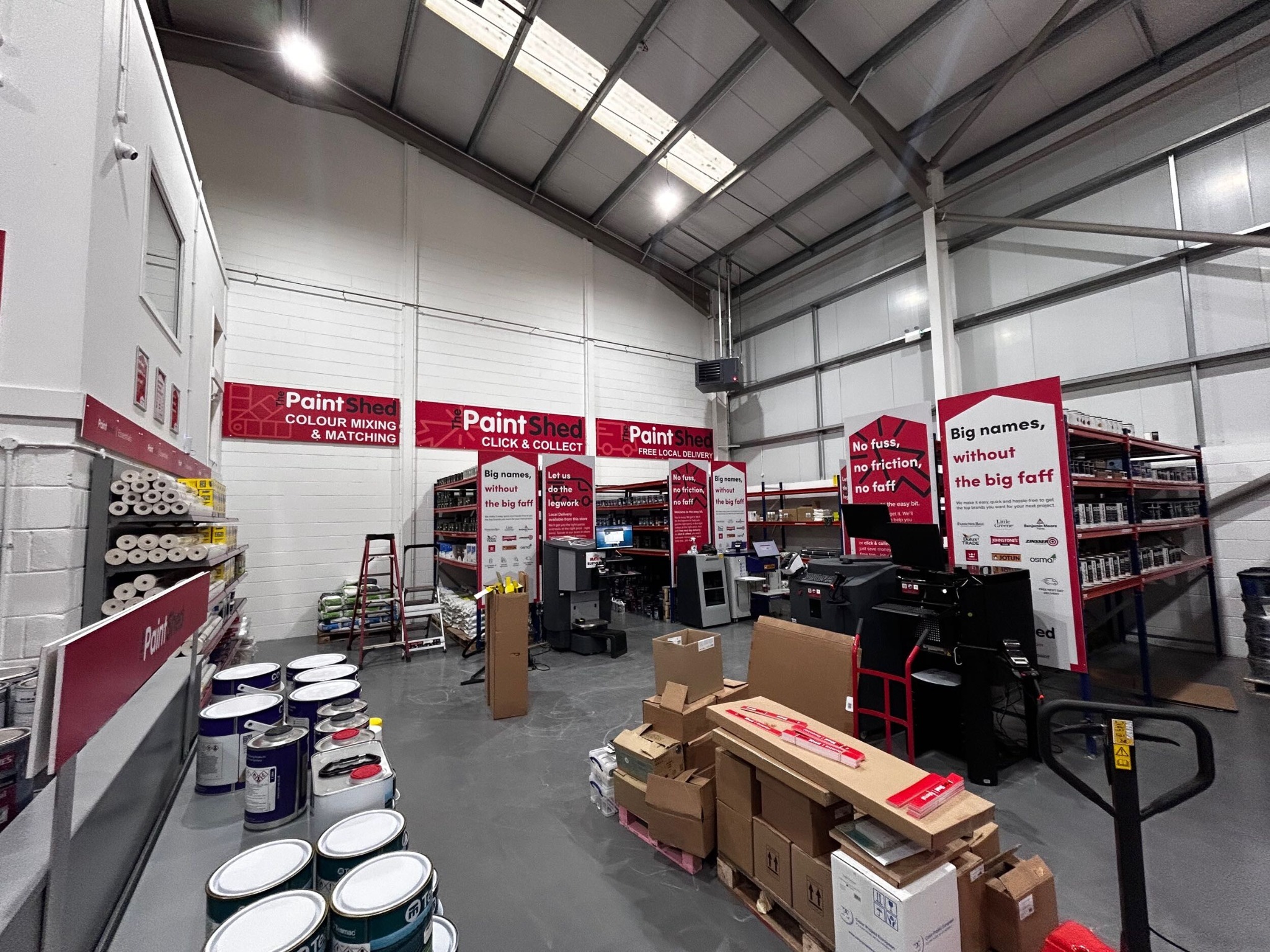 Finished retail fit-out and display systems
